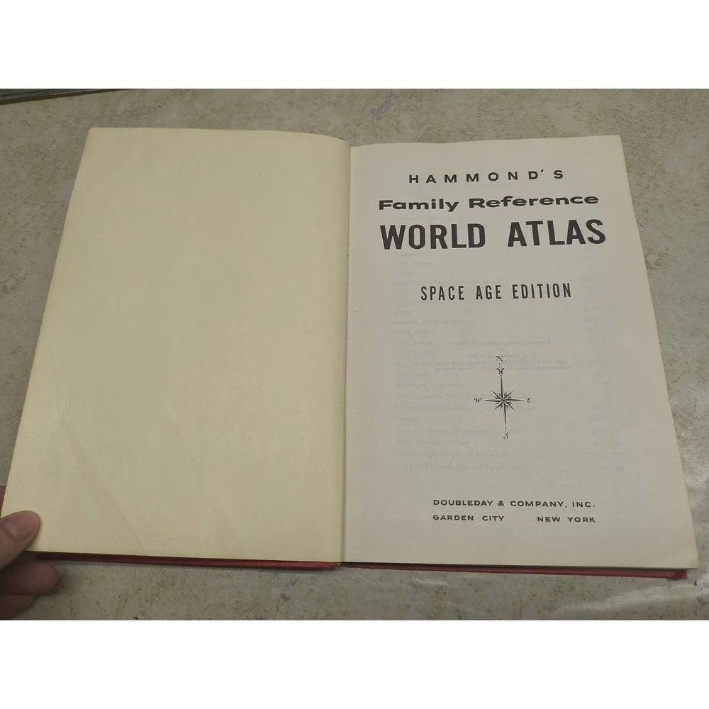 Hammond's Family Reference WORLD‎ ATLAS 1962 hardcover